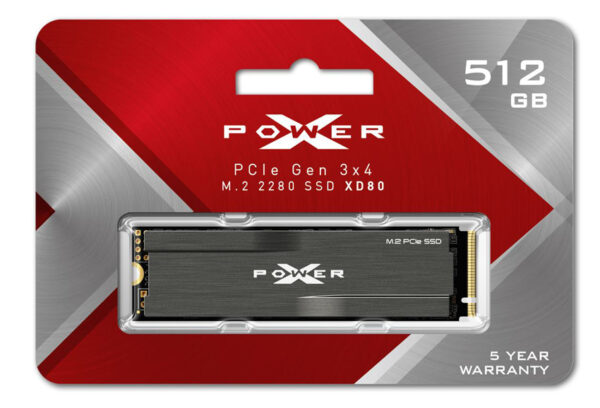 SILICON POWER SSD PCIe Gen3x4 M.2 2280 XD80