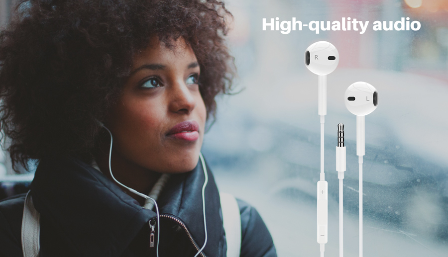 POWERTECH earphones με μικρόφωνο Classic - Image 2
