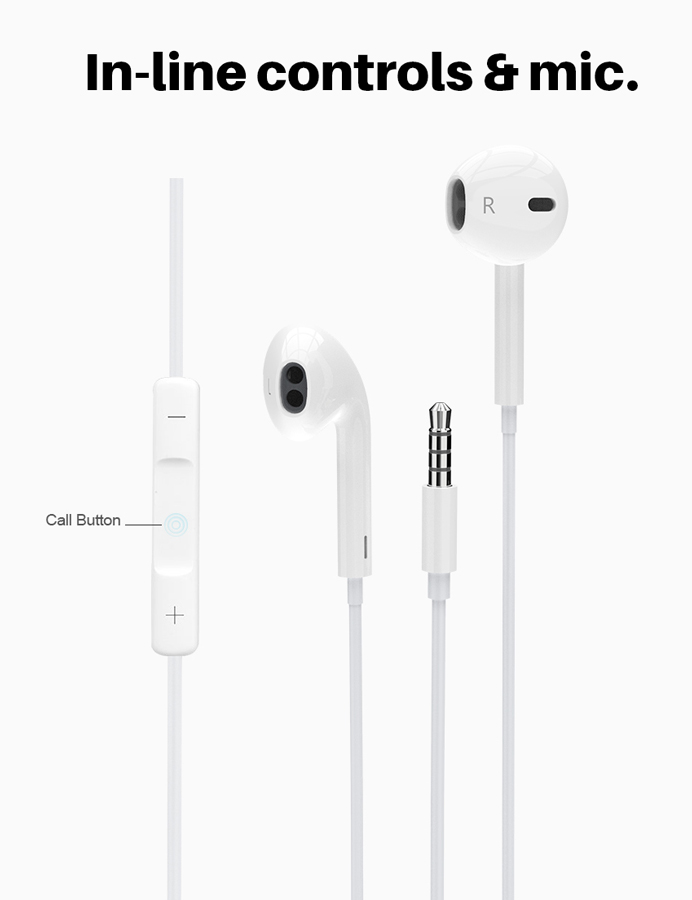 POWERTECH earphones με μικρόφωνο Classic - Image 3