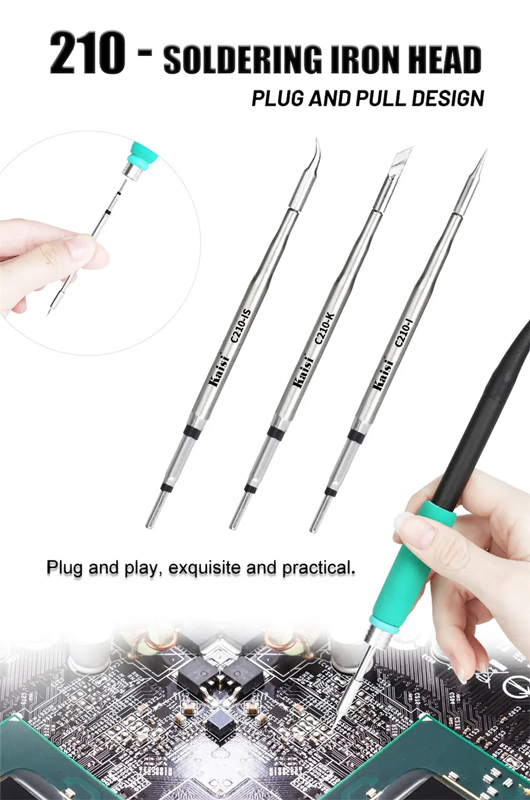 KAISI σετ soldering tip C210 - Image 2