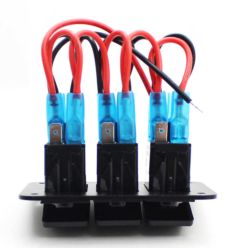 POWERTECH πάνελ σκαφών PTL-018 με 3x διακόπτες φώτων - Image 3