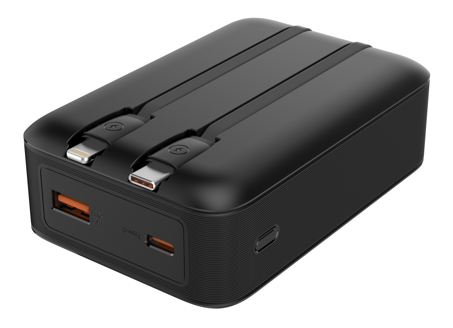 POWERTECH power bank PT-1504 με καλώδια & οθόνη - Image 2