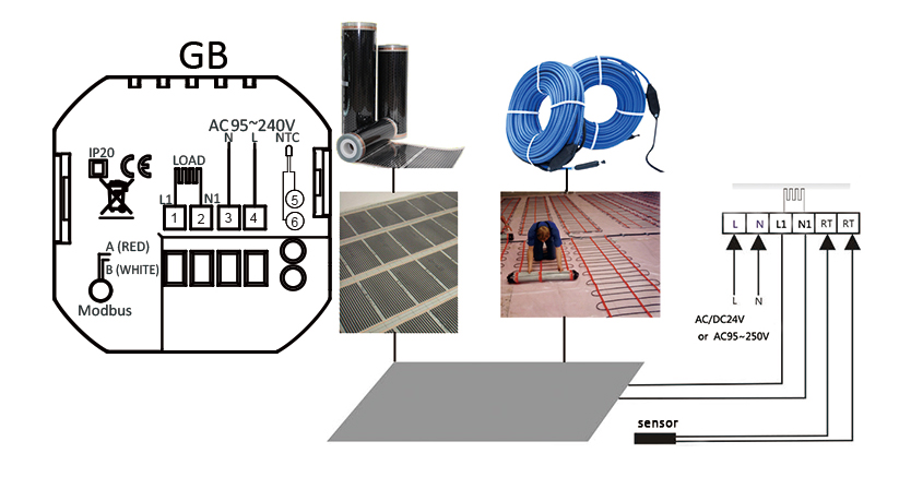 Smart θερμοστάτης πετρελαίου BHT-002-GBLW - Image 4