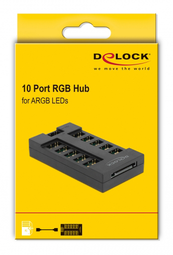 DELOCK RGB hub 64128 για ARGB LEDs - Image 3