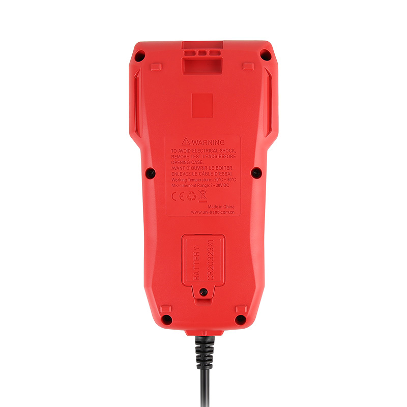 UNI-T tester μπαταρίας αυτοκινήτων UT675A με κροκοδειλάκια & εκτυπωτή - Image 3