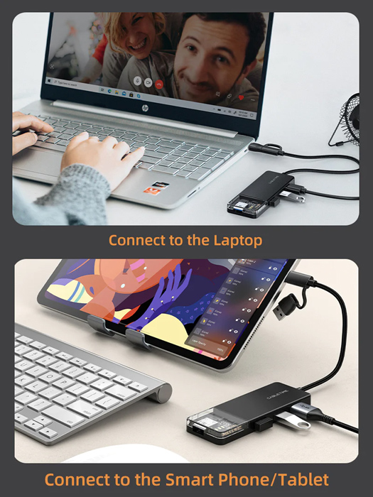 CABLETIME USB hub CT-HUBT3-PB - Image 2