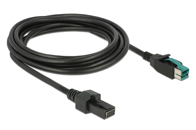 DELOCK καλώδιο PoweredUSB σε 2x 4pin 85484 για POS - Image 2
