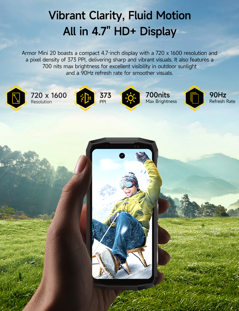ULEFONE smartphone Armor Mini 20 - Image 3