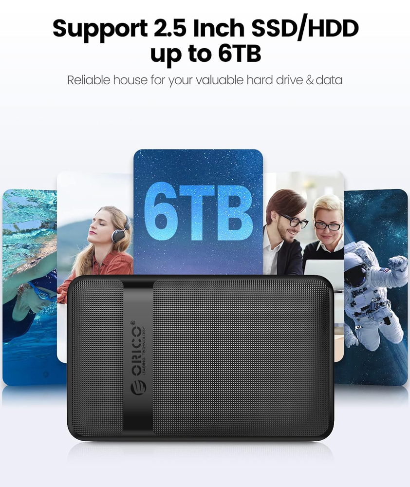 ORICO θήκη για 2.5" SATA HDD/SSD 2577C3-V1 - Image 4