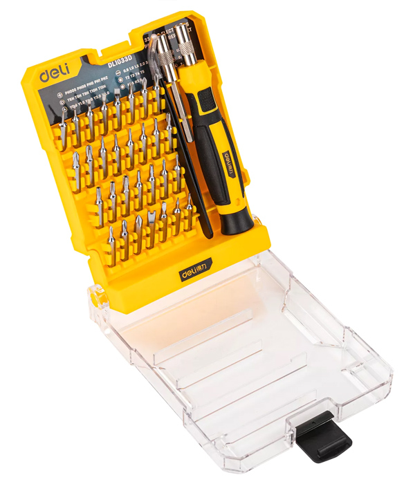 DELI σετ κατσαβίδια ακριβείας DL1033D - Image 3