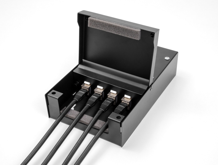 DELOCK κυτίο ένωσης 4 θυρών 66235 για Keystone modules - Image 2