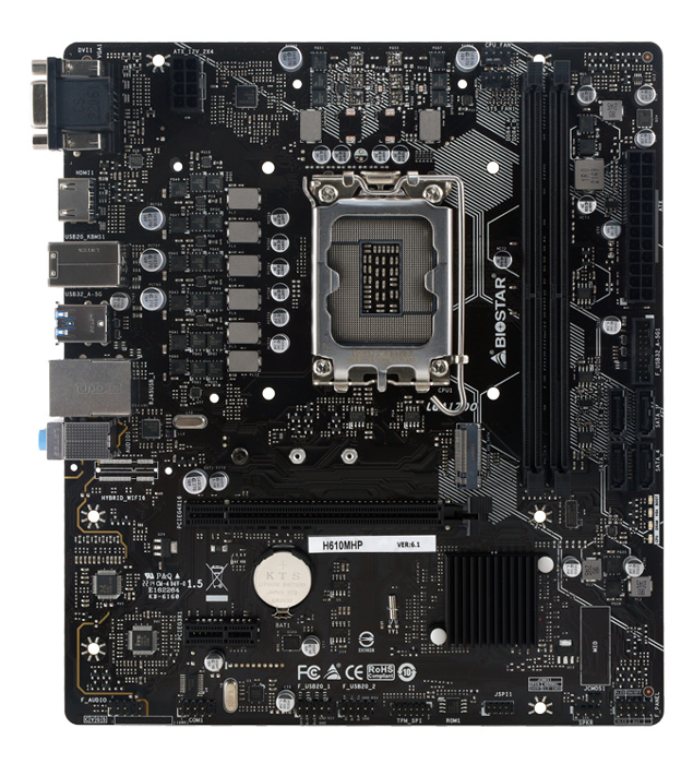 BIOSTAR μητρική H610MHP - Image 3