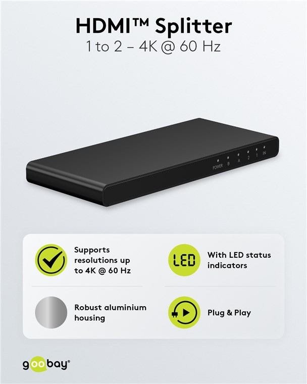 GOOBAY HDMI splitter 58481 - Image 4
