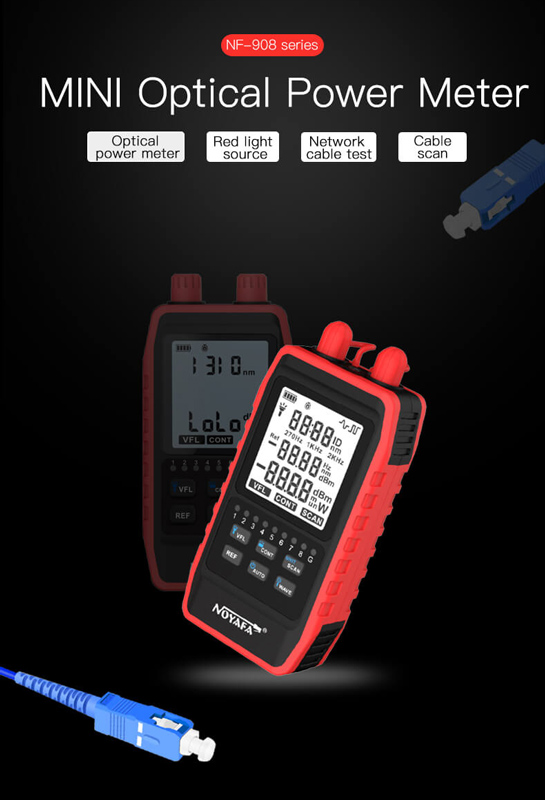 NOYAFA tester καλωδίων οπτικής ίνας NF-908L - Image 2