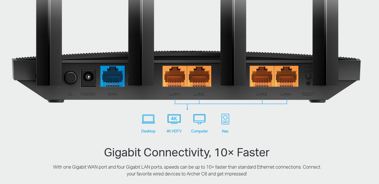 TP-LINK Router Archer C6 - Image 2