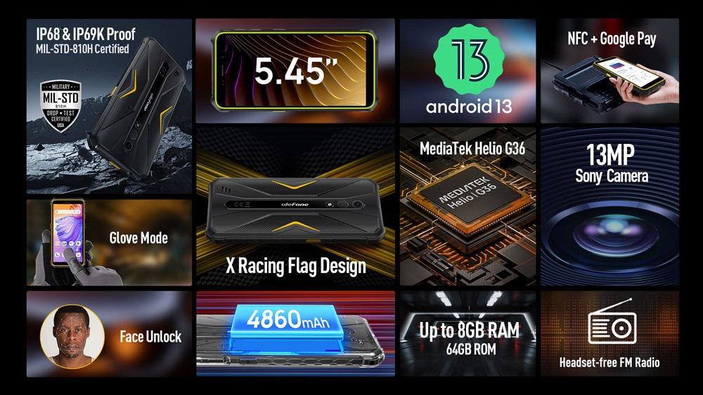 ULEFONE smartphone Armor X12 Pro - Image 2