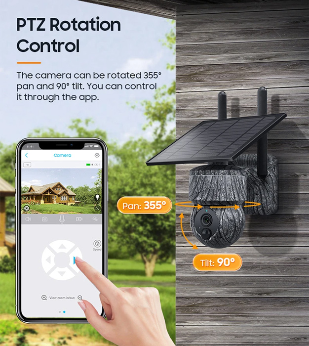 SECTEC smart ηλιακή κάμερα κυνηγού ST-517C - Image 4