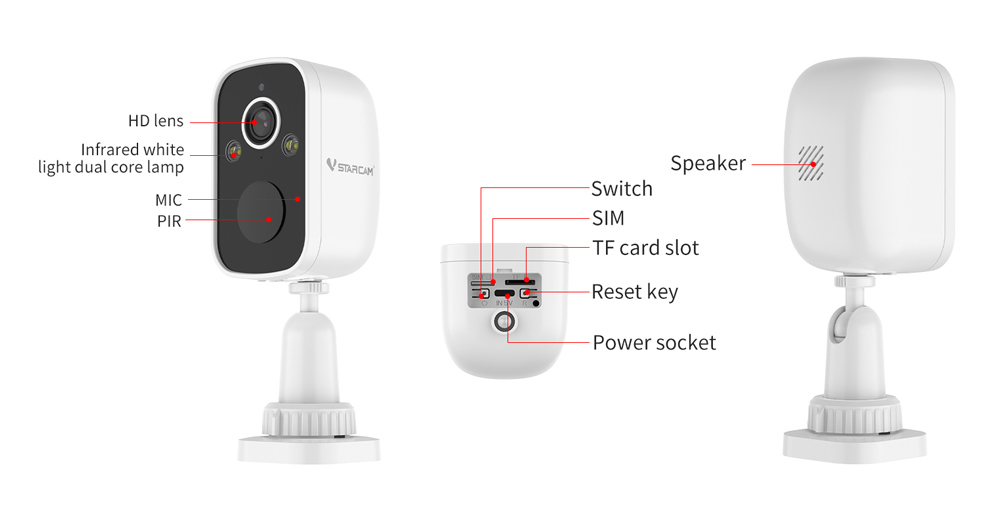 VSTARCAM smart ηλιακή κάμερα BG55 - Image 3