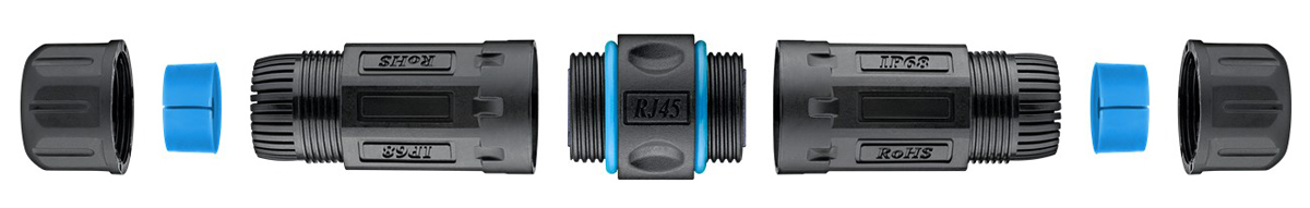 POWERTECH αδιάβροχος σύνδεσμος RJ45 CAB-N427 - Image 3