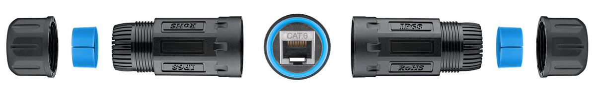 POWERTECH αδιάβροχος σύνδεσμος RJ45 CAB-N427 - Image 4