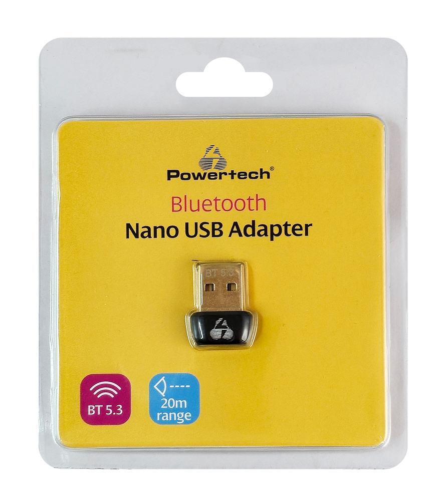 POWERTECH USB Bluetooth 5.3 αντάπτορας PT-1451 με εμβέλεια έως 20m - Image 3