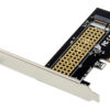 POWERTECH κάρτα επέκτασης PCIe σε M.2 M Key NVMe ST597