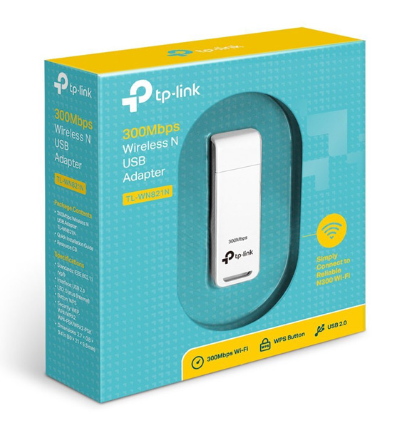 TP-LINK ασύρματος USB αντάπτορας δικτύου TL-WN821N - Image 2