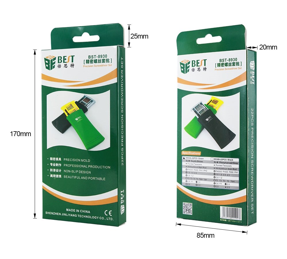 BEST set κατσαβιδιών ακριβείας BST-8930A - Image 2