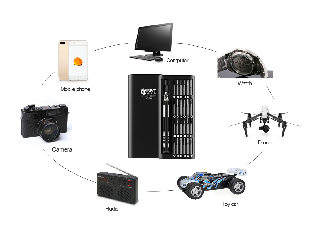 BEST set κατσαβιδιών ακριβείας BST-8931 - Image 4