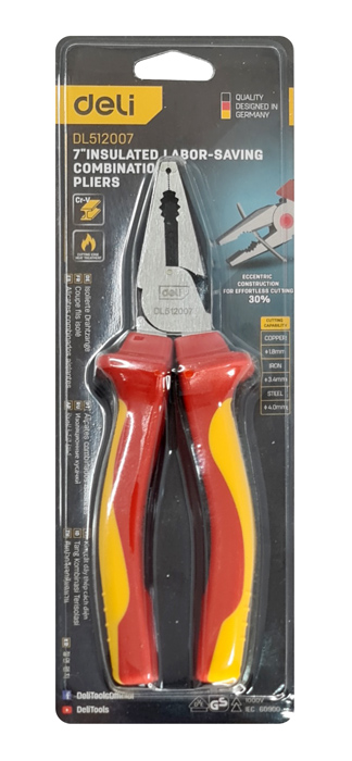 DELI πένσα ίσια ηλεκτρολόγου DL512007 - Image 4