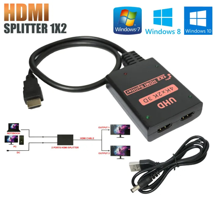 POWERTECH HDMI splitter CAB-H173 - Image 3