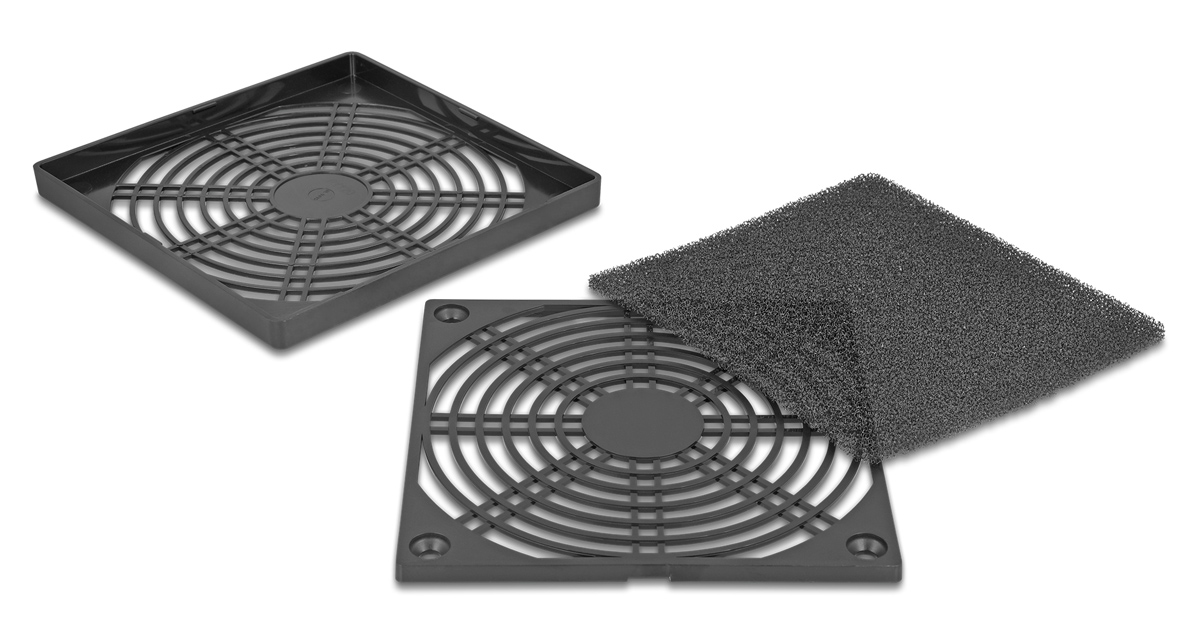 DELOCK σχάρα για 120mm ανεμιστήρα 67313 με φίλτρο σκόνης - Image 2