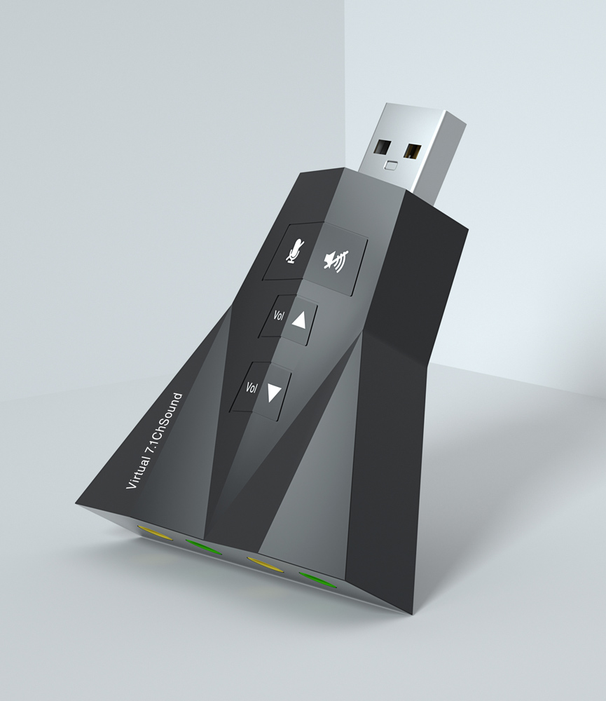 POWERTECH κάρτα ήχου USB CAB-U037 - Image 2