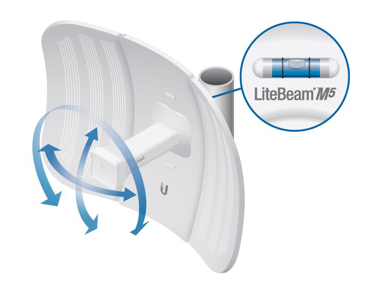 UBIQUITI LiteBeam M5 airMAX CPE Access Point LBE-M5-23 - Image 2
