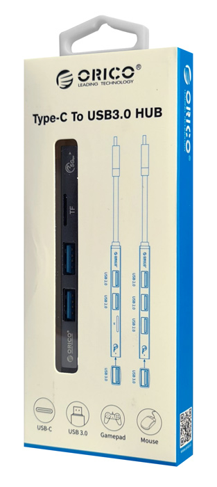 ORICO USB hub AH-12F με card reader - Image 3