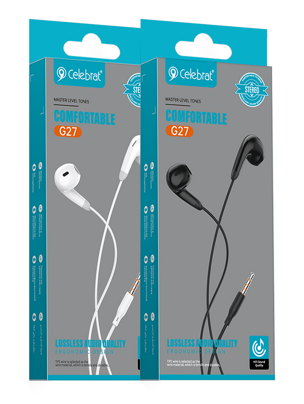 CELEBRAT earphones με μικρόφωνο G27 - Image 4