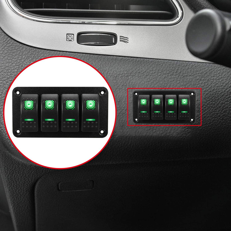 POWERTECH πάνελ σκαφών & οχημάτων PTL-019 με 4x διακόπτες - Image 2