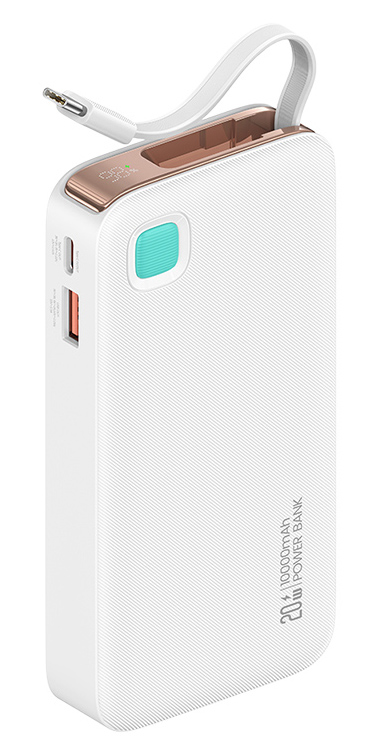 USAMS power bank CD224 με καλώδιο USB-C