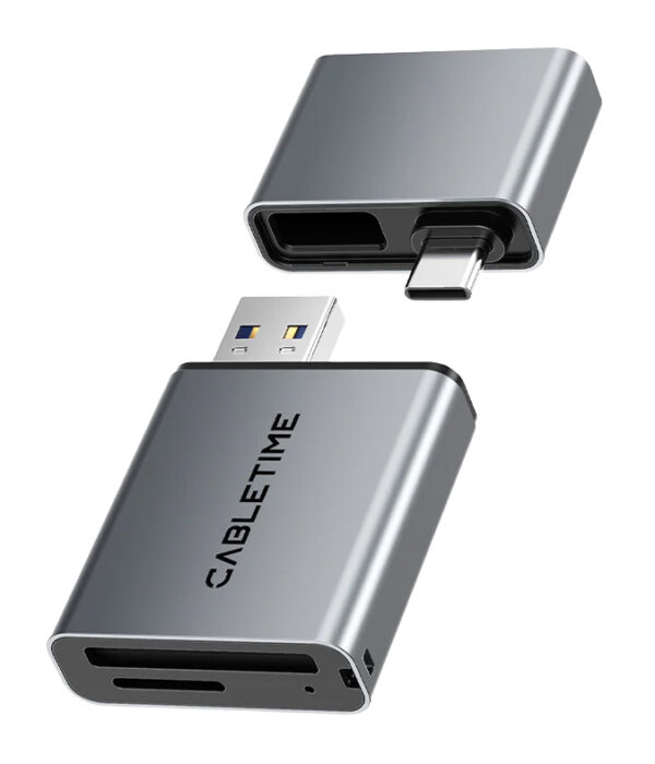 CABLETIME card reader CT-ACCD3-AG για SD & micro SD