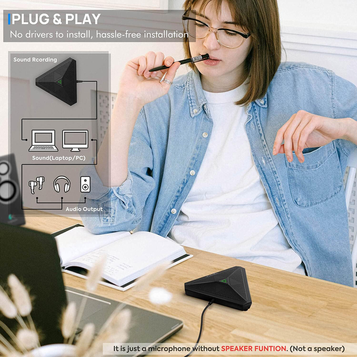 CMTECK επιτραπέζιο μικρόφωνο M001 - Image 2