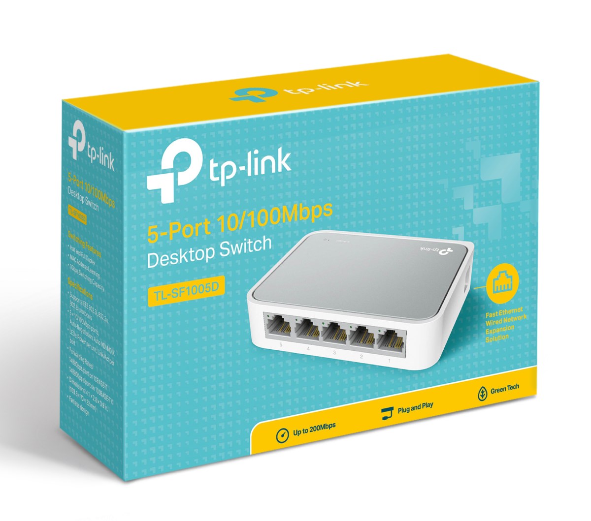 TP-LINK Desktop Switch TL-SF1005D - Image 3