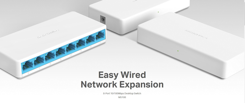 MERCUSYS Desktop Switch MS108 - Image 2