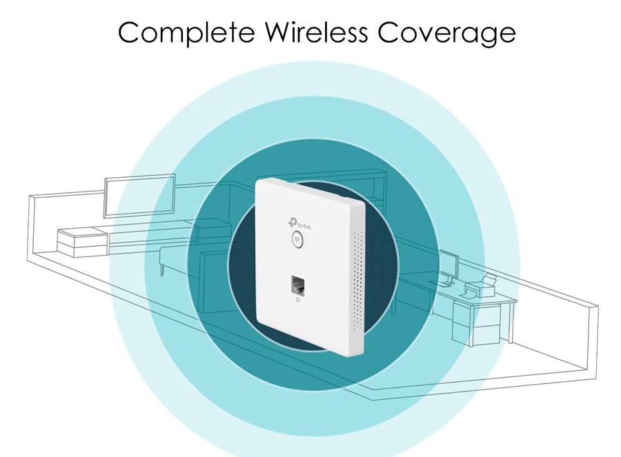 TP-LINK ασύρματο access point EAP115-Wall 300Mbps - Image 4