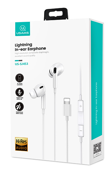 USAMS earphones με μικρόφωνο EP-41 - Image 3