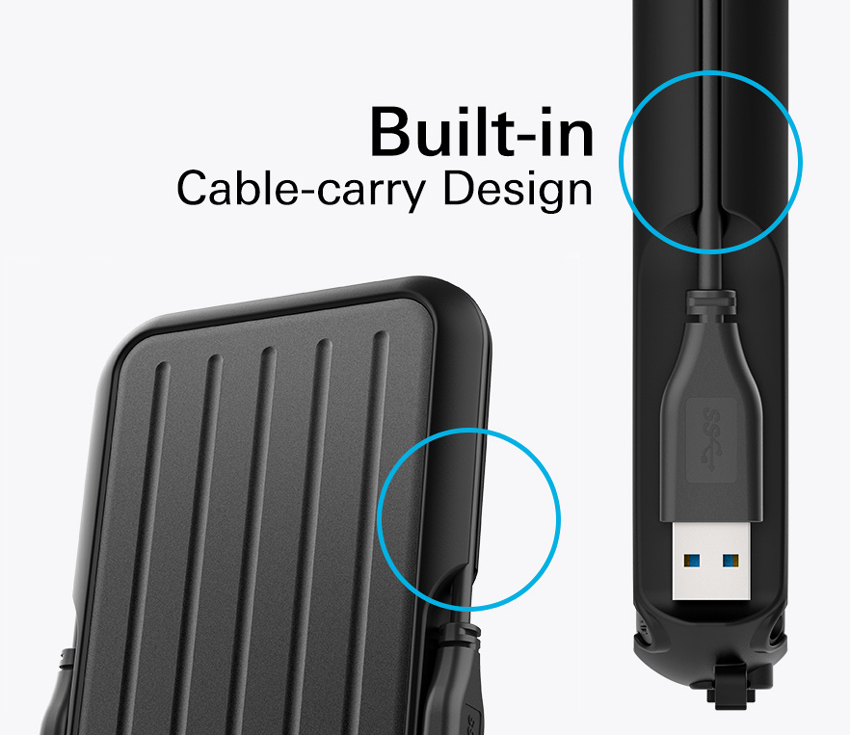 SILICON POWER εξωτερικός HDD Armor A66 - Image 3
