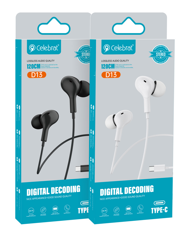 CELEBRAT earphones με μικρόφωνο D13 - Image 3