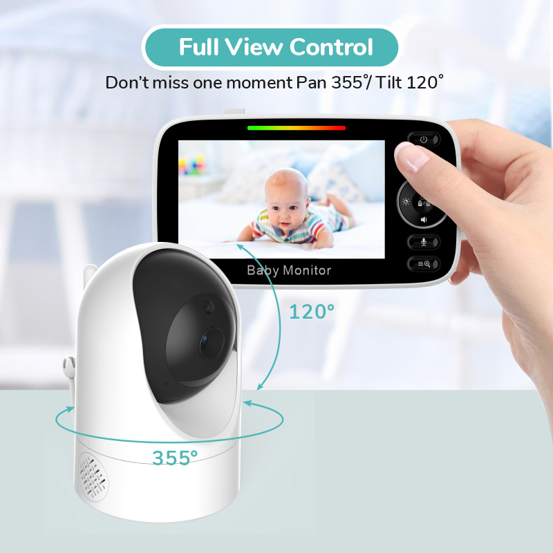 POWERTECH ενδοεπικοινωνία μωρού PT-1344 με κάμερα & οθόνη 4.3" - Image 2