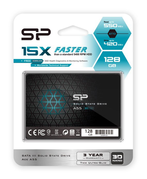 SILICON POWER SSD A55 128GB - Image 3
