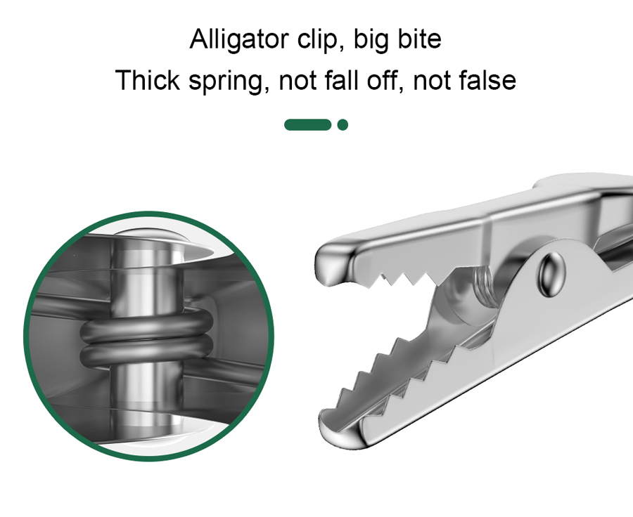 BEST καλώδια πολύμετρου με alligator clips BST-010-JP - Image 3