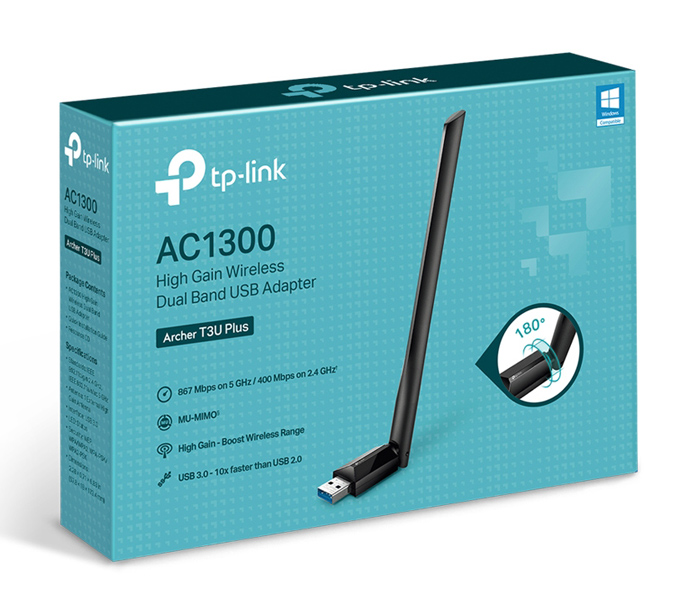 TP-LINK ασύρματος USB αντάπτορας δικτύου Archer T3U Plus - Image 4